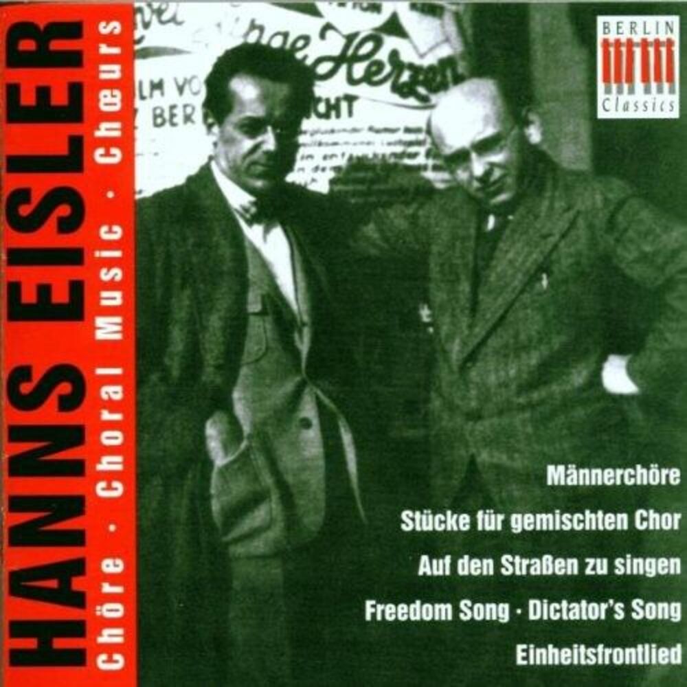 Eisler / Berliner Singakademie / Berlin Rso - Choral Music  CD